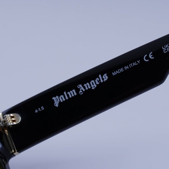 Palm Angels PERI089 BODIE 1018 Sunglasses Black Cat Eye Frame, Yellow Lenses main image 4